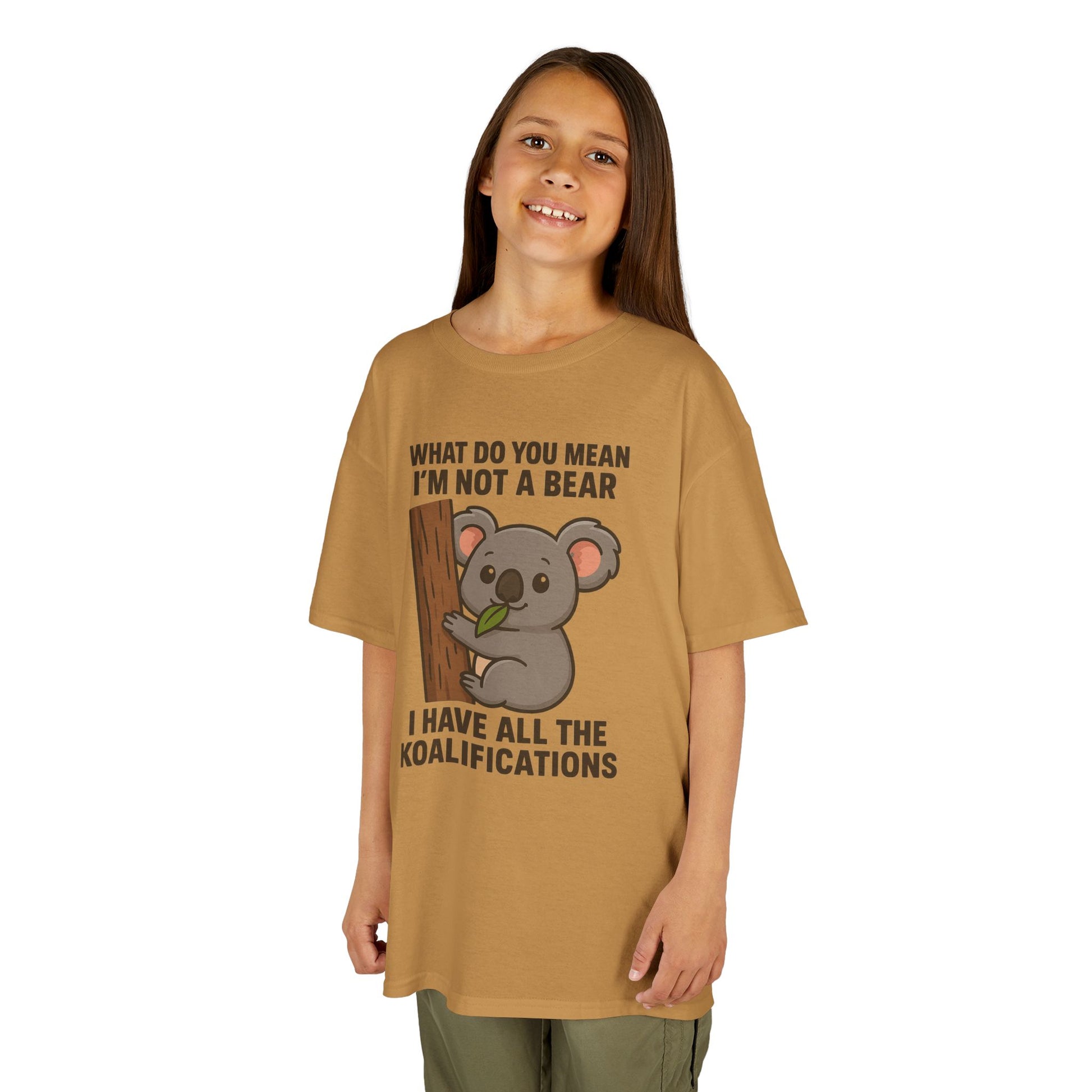 Funny Koala Kids T-Shirt – Cute Unisex Cotton Tee for Boys & Girls